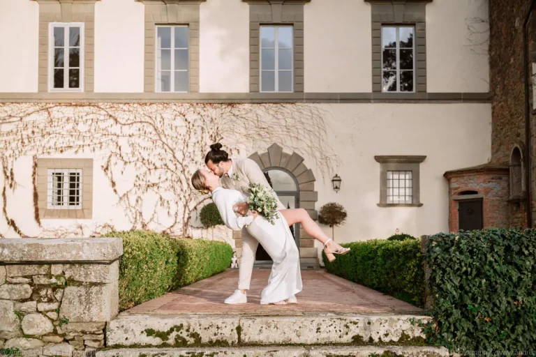 Villa di Piazzano Tuscany Wedding Elopement