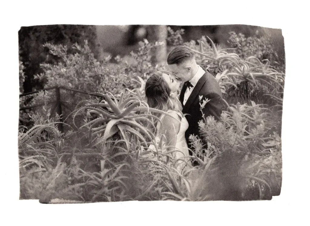 Van Dyke print for wedding photos
