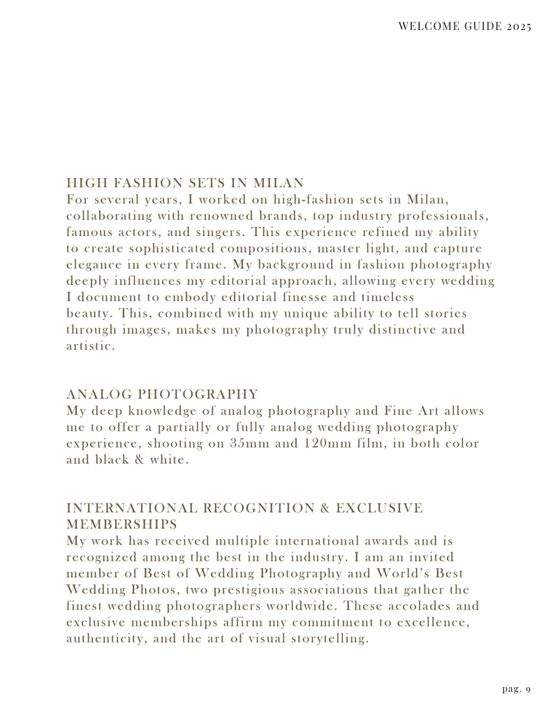 Welcome Guide Wedding Mobile 2025