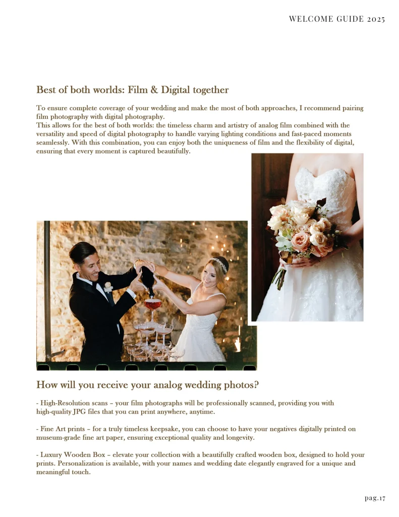 Welcome Guide Wedding Mobile 2025