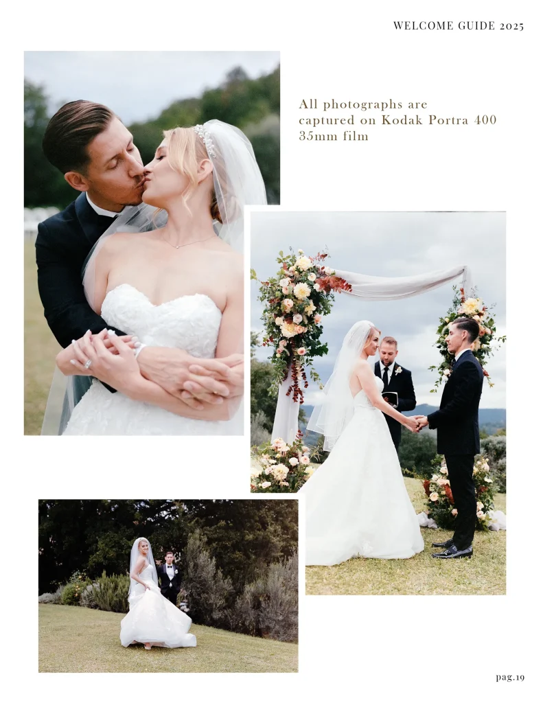 Welcome Guide Wedding Mobile 2025