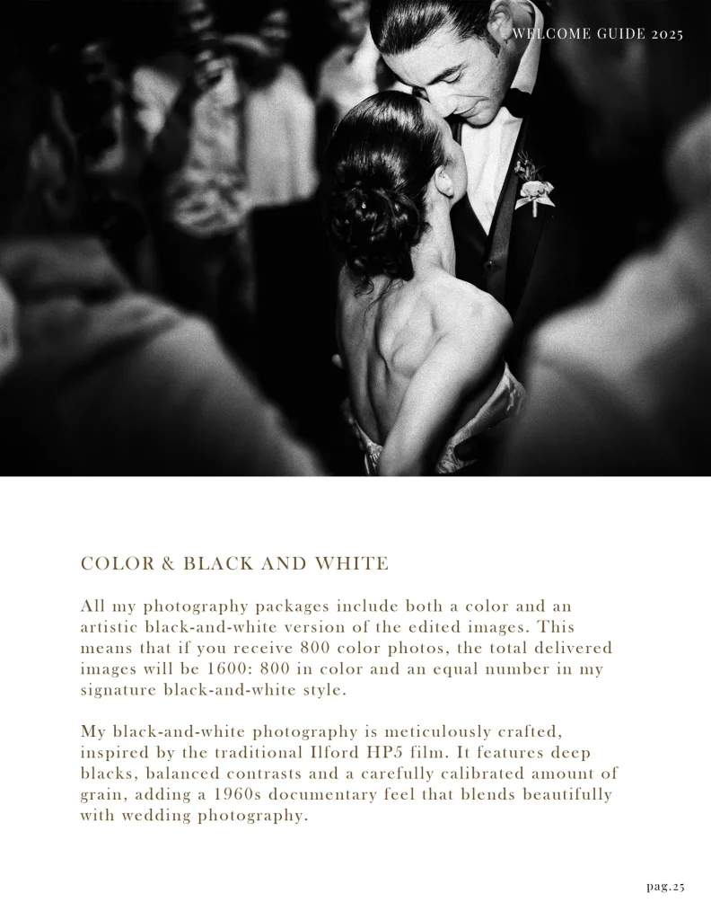Welcome Guide Wedding Mobile 2025