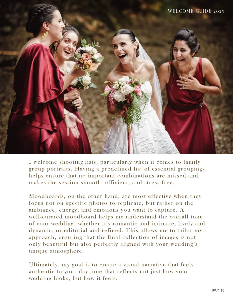 Welcome Guide Wedding Mobile 2025