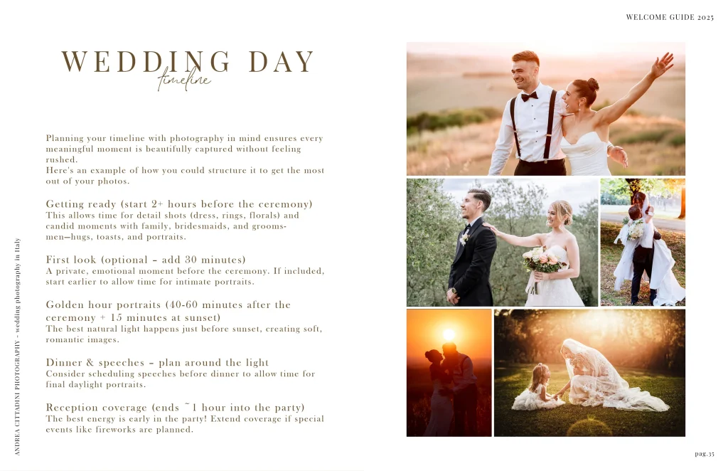 Welcome wedding guide 2025