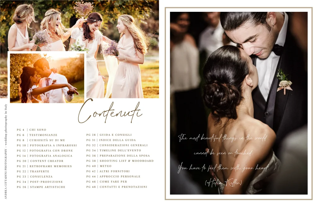 Wedding welcme guide 2025 italiano
