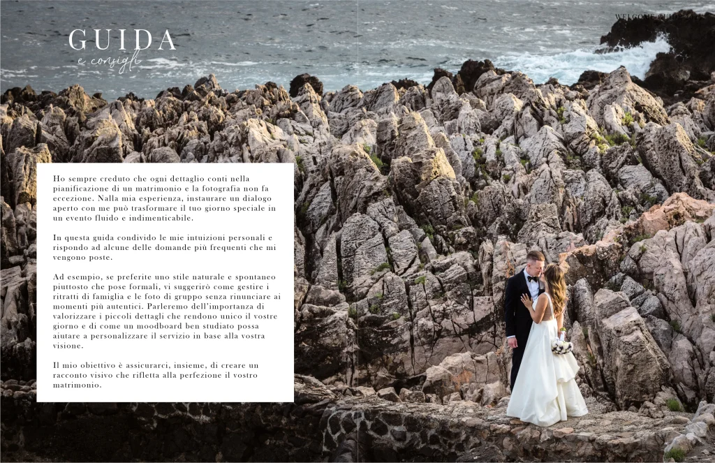 Wedding welcme guide 2025 italiano